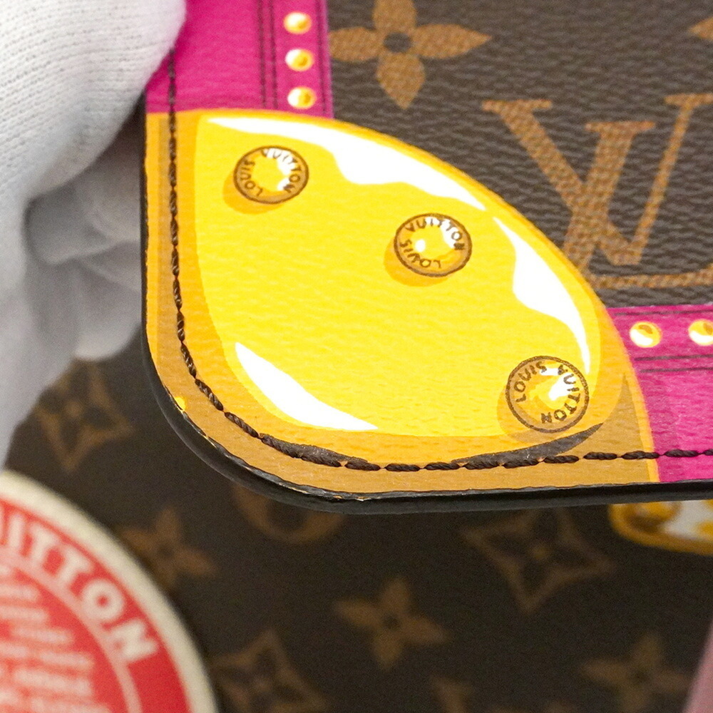 Louis Vuitton Monogram Summer Trunk Neverfull MM Tote Bag M41390 Brown Women's - Picture 11 of 13